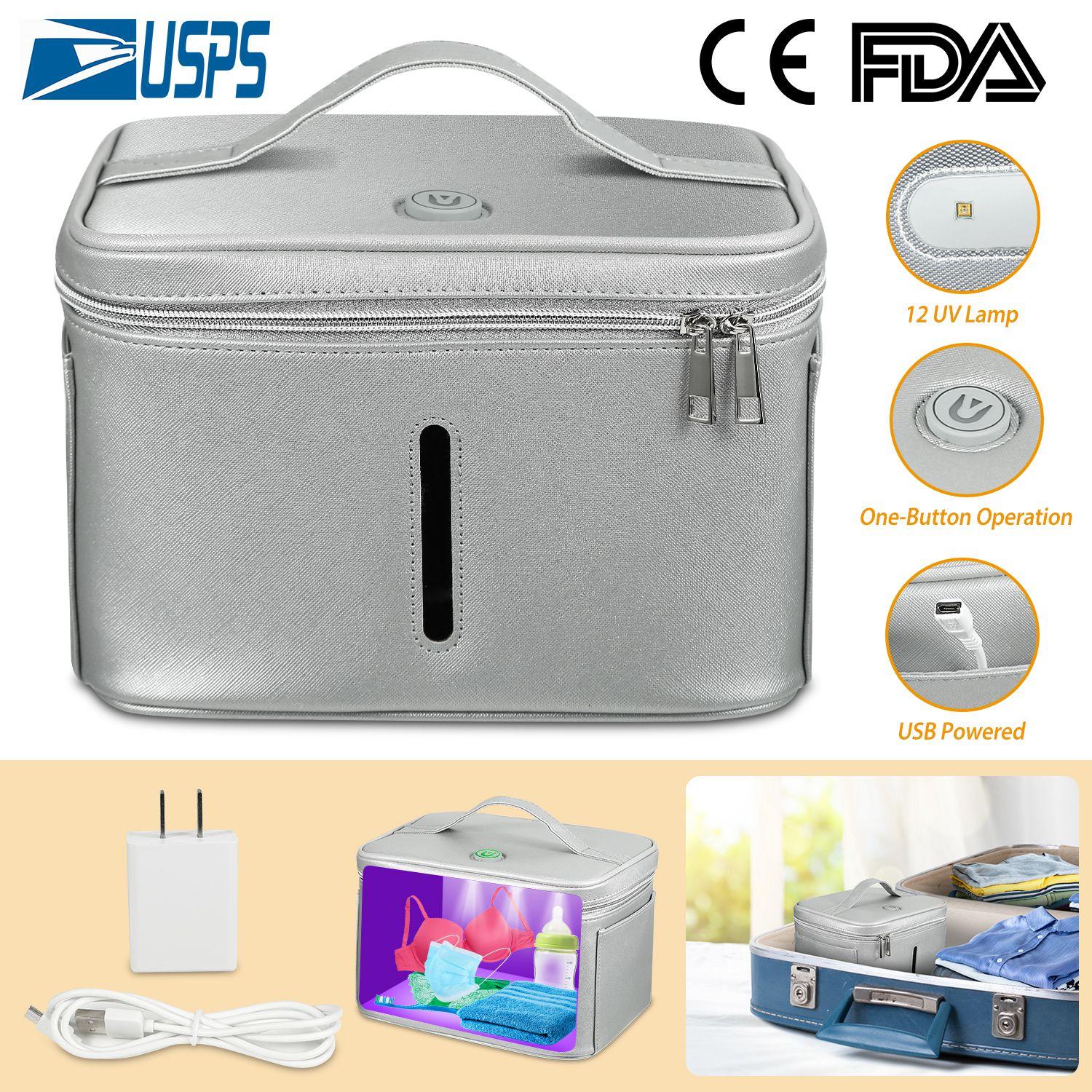 iMounTEK UV Disinfection Bag, Portable LED UV Sanitizer Box USB-Powered Travel UV Cleaner Bag for Baby Bottles Toys Underwear Toothbrush Beauty Tools  thumbnail 4