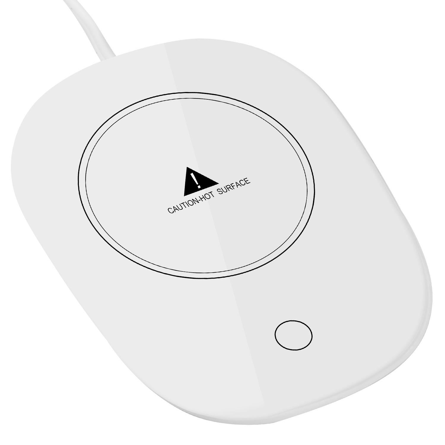 Coffee Mug Warmer Cup Warmer Auto Shut Off Coffee Tea Milk Electric Heater Pad Office Home Desk Coffee Mug Warmer Electric Beverage Warmer Mat 125.6℉/ thumbnail 1