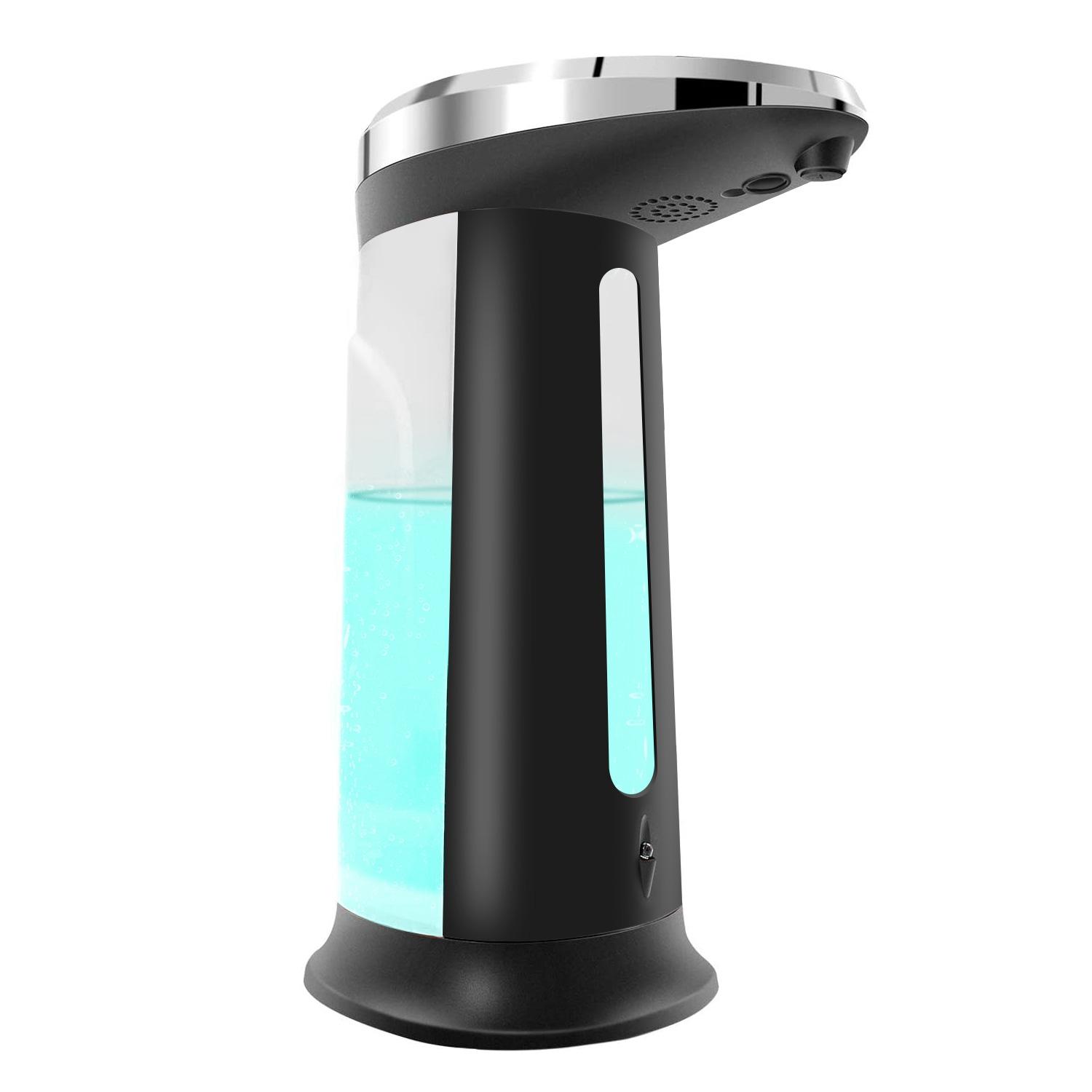 Automatic Soap Dispenser 400ML/16.9OZ Anti-slip Sensor Refillable Hand Gel Desktop Dispenser 2 Drop Volume Adjustment thumbnail 1