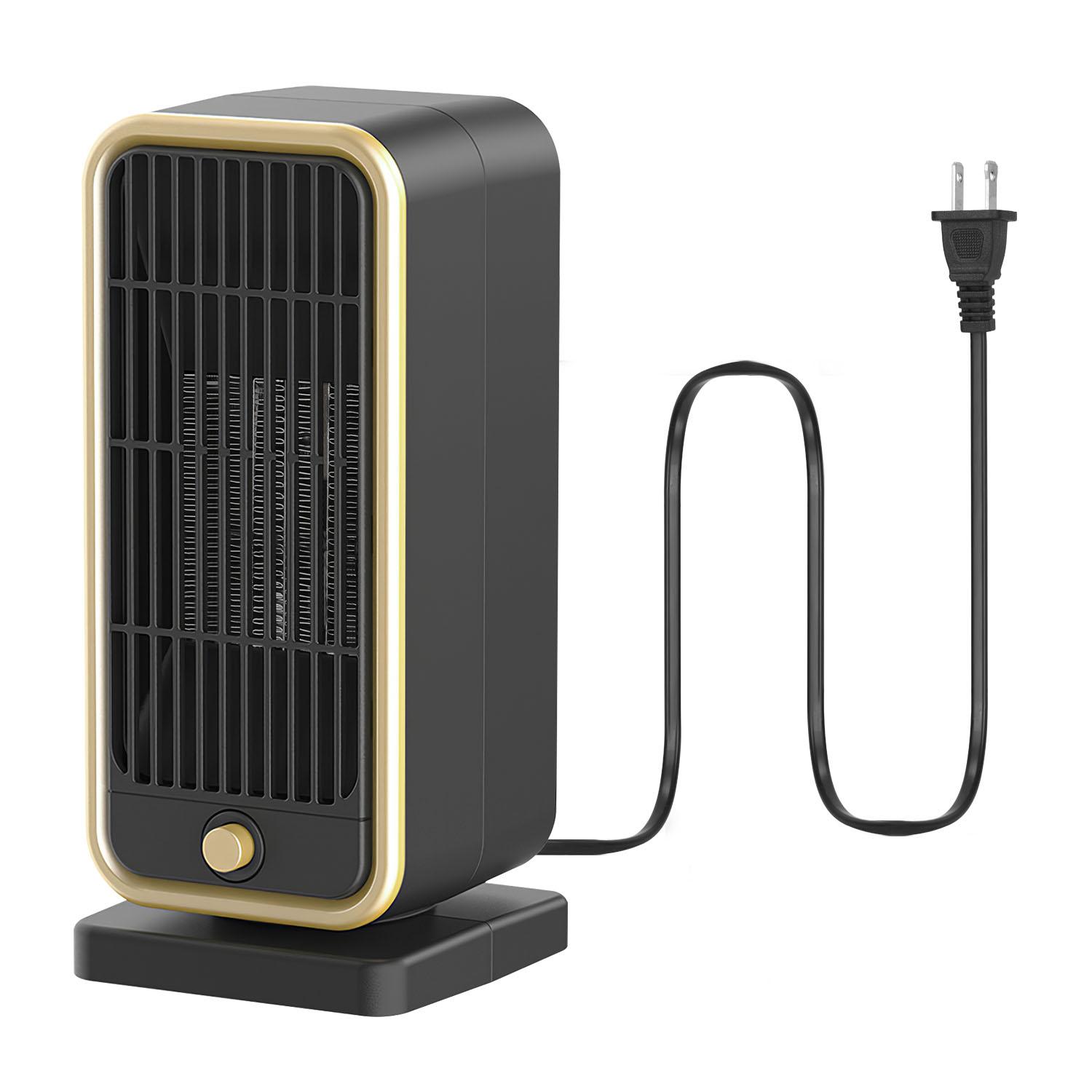500W Portable Electric Heater PTC Ceramic Heating Space Heater Overheating Tip Over Protection 3S Heating Space For 322 Sq FT Home Office Use thumbnail 1