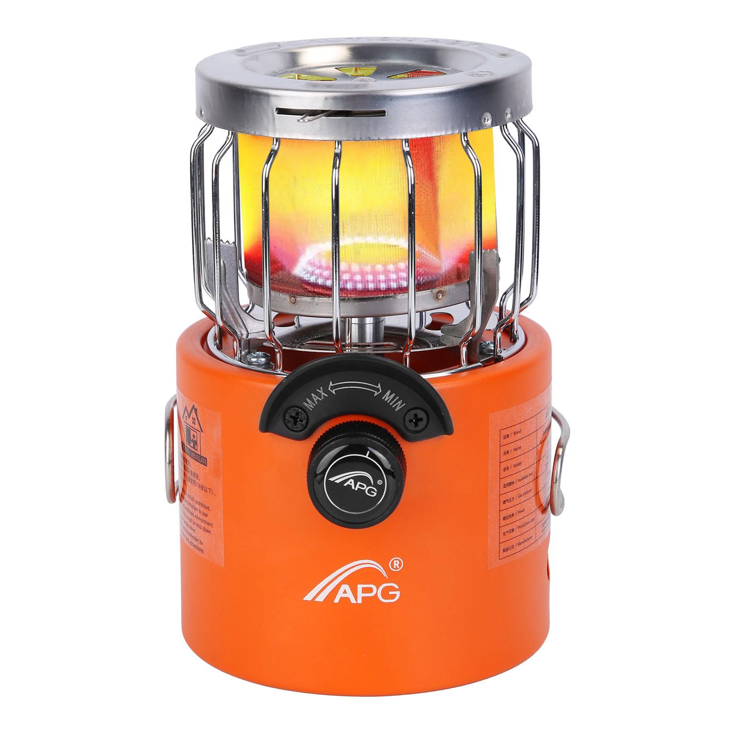 2000W 2 In 1 Camping Stove Tent Heater Outdoor Gas Stove Portable Backpacking Stove with 3 Modes 360° Radiant Heating for Camping Hiking Picnic BBQ thumbnail 1