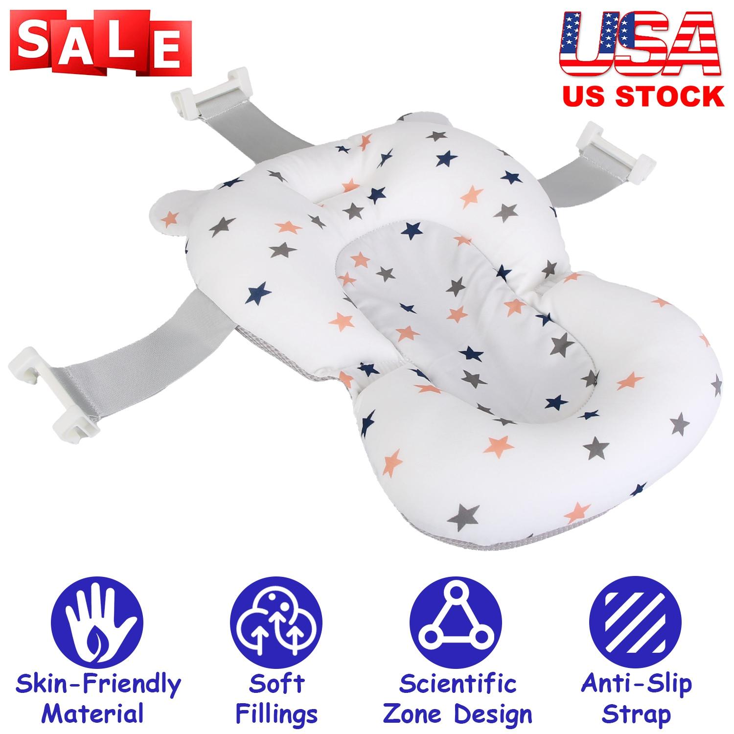 Baby Bath Cushion Pad for Bathtub Infant Bath Supporter Pad Only Newborn Bathtub Mat Quick Dry Baby Bath Floating Pillow thumbnail 3