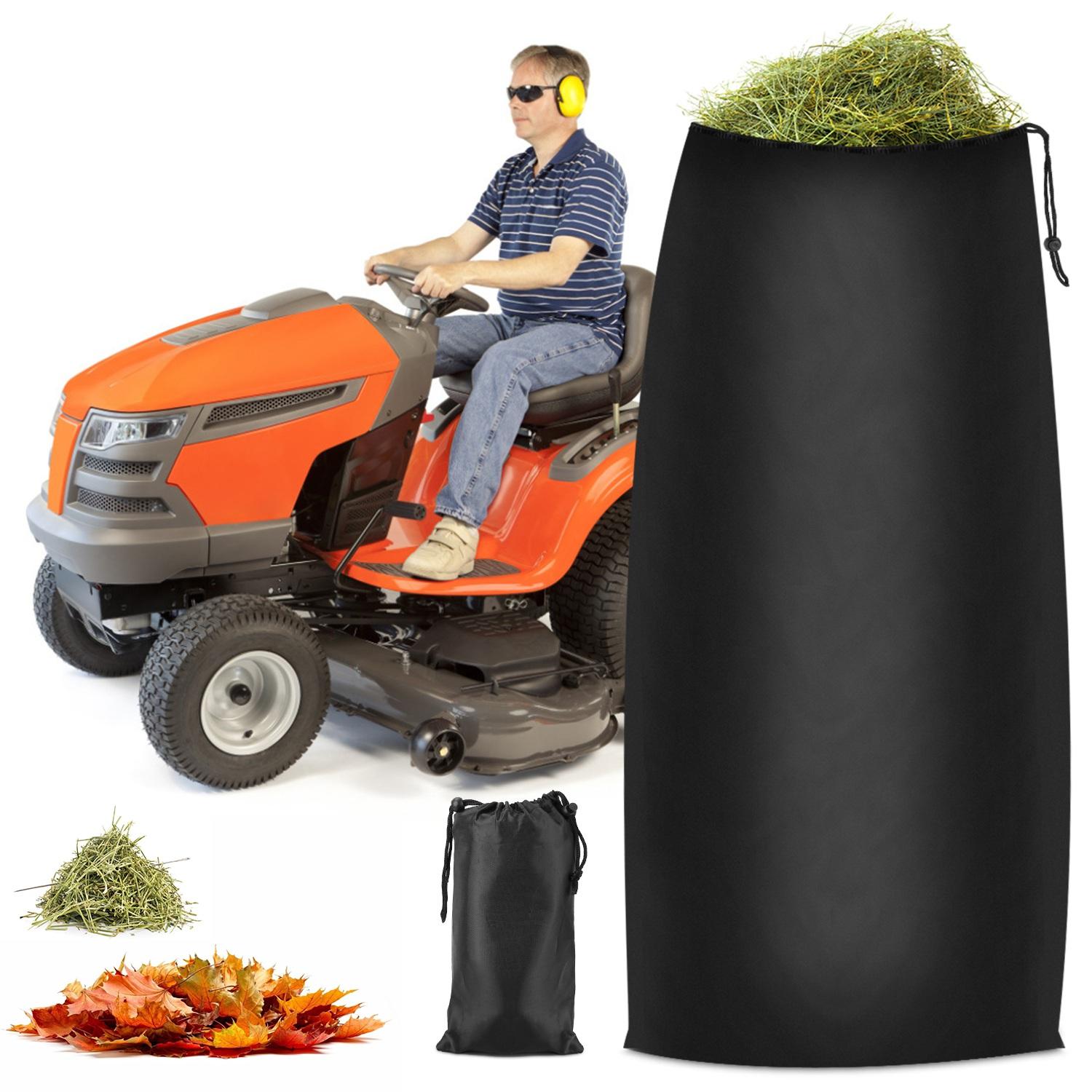 Lawn Tractor Leaf Bag 54 Cubic Feet Standard Garden Waste Collection Bag w/ 112in Opening For Fast & Easy Leaf Collection Riding Lawn Mower Rubbish Ba thumbnail 2