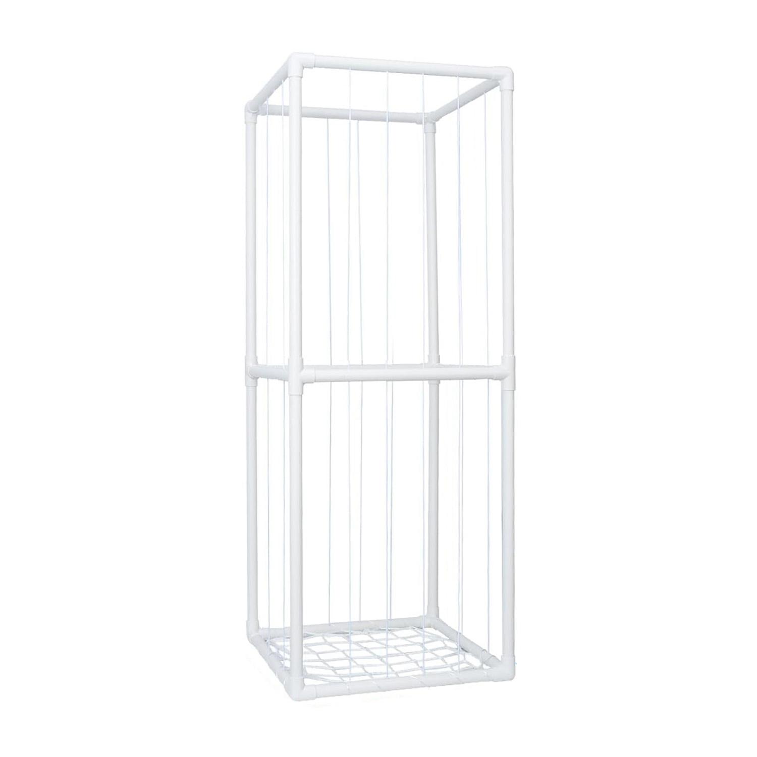 Stuffed Animal Storage PVC Plush Organizer Shelf Plush Stuffed Animal Holder Standing Kids Toy Storage Cage with Elastic Band for Nursery Play Room Be thumbnail 1